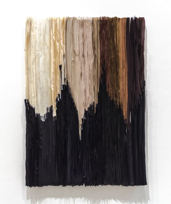 Joël Andrianomearisoa Les Herbes Folles du Vieux Logis 2022 Textile 130 × 90 cm