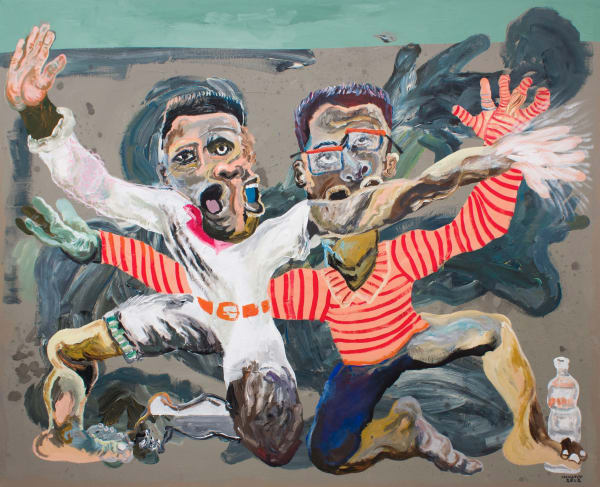 Cristiano Mangovo Celebration 2022 Acrylic on canvas 140 x 170 cm