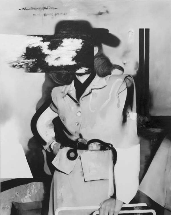 He Wei Nothing else can make me feel the way you do 2019 Oil on canvas 200 × 160 cm