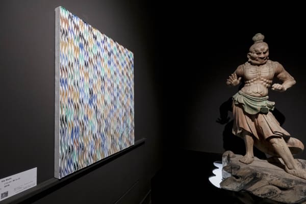 Xie Molin Ji No.25 棘 No.25 2019 Acrylic on canvas 108 × 84 cm Exhibited at MAO Museo d’Arte Orientale, Torino.