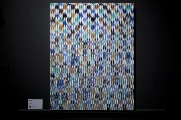 Xie Molin Ji No.25 棘 No.25 2019 Acrylic on canvas 108 × 84 cm Exhibited at MAO Museo d’Arte Orientale, Torino.