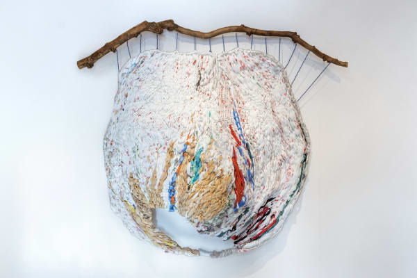 Ifeoma U. Anyaeji Akpalakpa nk'abuo (Weave - No 2) 2012 (edited 2021 and 2022) Mixed media 200 × 238 × 48 cm