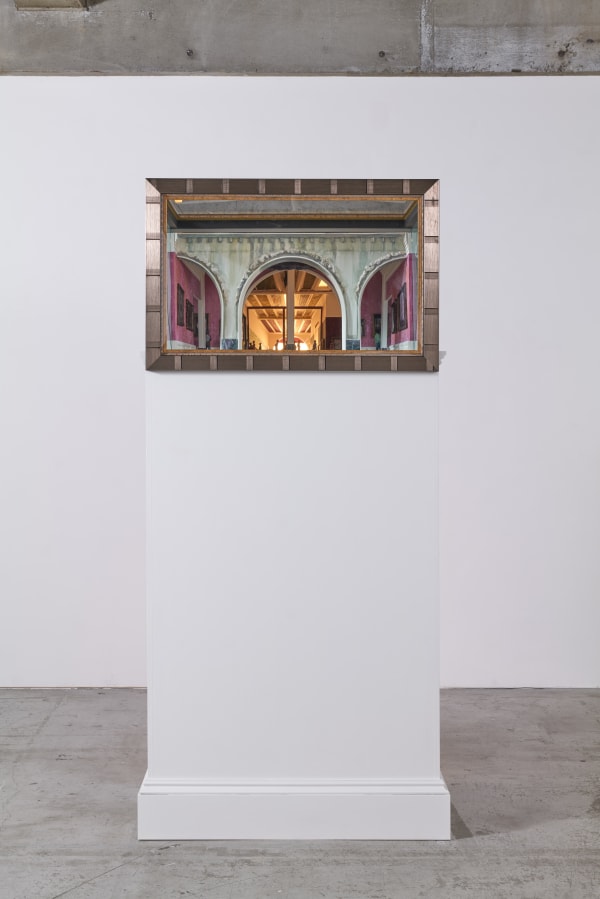 Kenji Sugiyama Outside 1, 2024 Mixed media (paper, mirror, wood board, acrylic), 184 × 87,3 × 49 cm