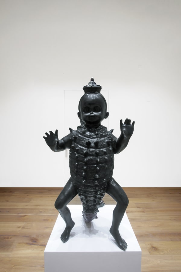 Ronald Ventura, Zookeeper, 2018, Bronze, 68 × 37 × 37 cm, 1/3