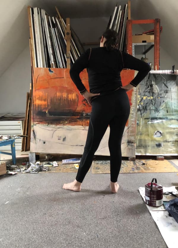 Malgorzata Lazarek - City at night, 2023