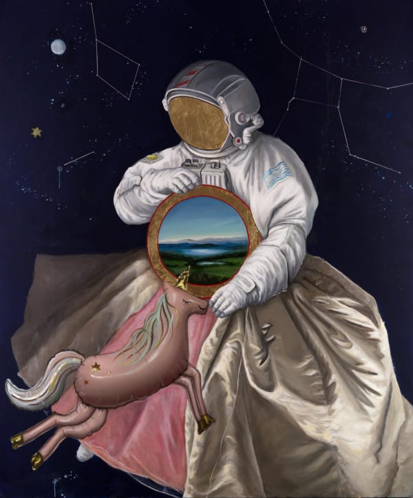 Bride, unicorn and other worlds, Julia Curylo's exhibition in Warsaw