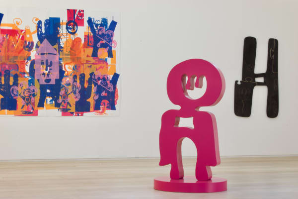 Alice Irwin 'Chinwag' at Pitzhanger Gallery Photo by Aston Law. © Pitzhanger Manor & Gallery.