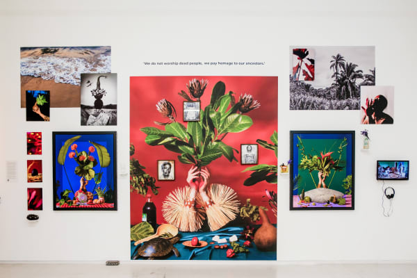 As the winner of the first 70:15:40 Project, artist Violeta Sofia presents her highly anticipatedinstallation, ‘Belonging and Rebirth’, Violeta Sofia invites viewers into a world of culturalreverence and visual storytelling. (Photographer: Anja, @by_anjap )