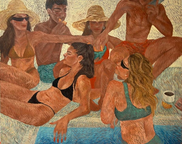 Bathers Scene, 2024 by Jess Cochrane