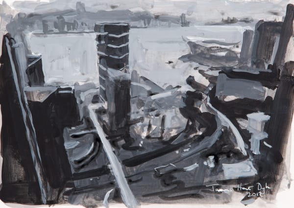 View from the Swire Offices, Hong Kong, China, 2014