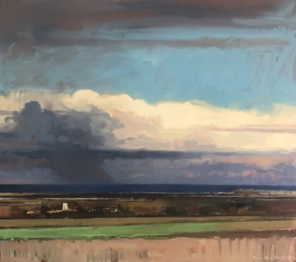 Storm over North Norfolk, studio, 2025