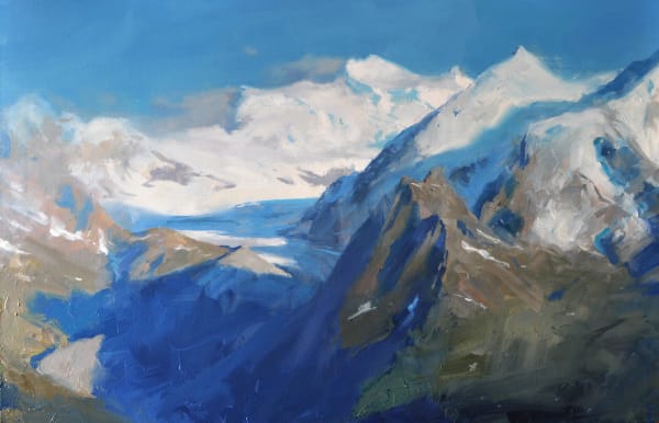 Grande Combin, landscape, 2016