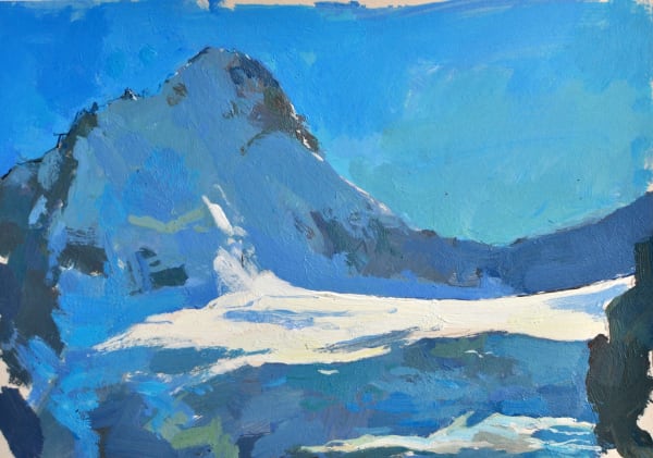 Dent Blanche, afternoon light, Whymper's Alps , 2015