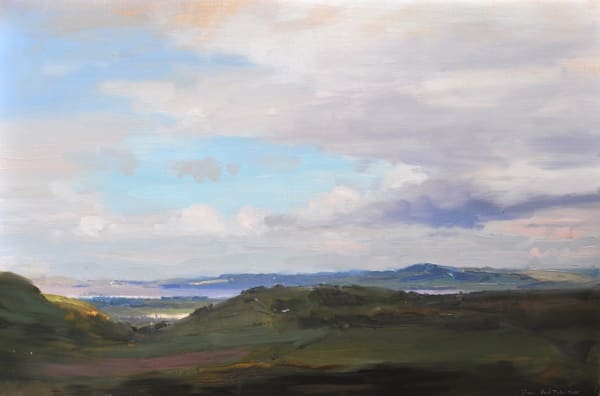 Towards the Tay, Scotland, landscape, 2016