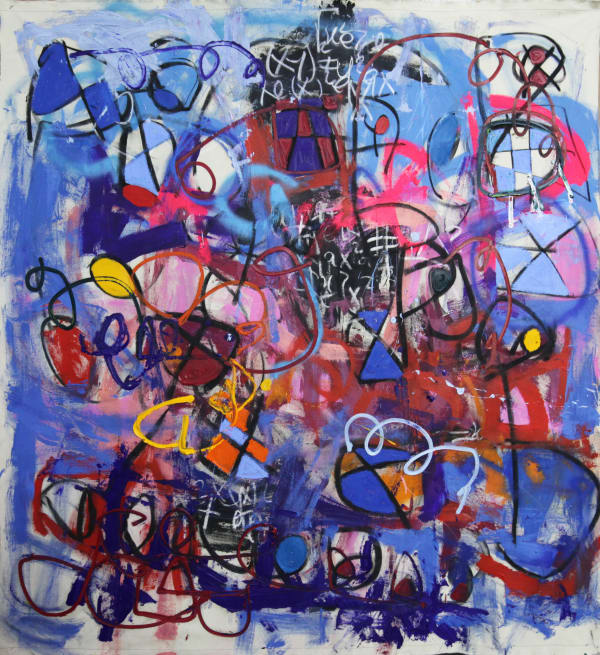 Taher Jaoui, Blue Dreamscape, 2023