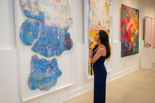 If These Walls Could Talk exhibition books for artist Justin Garcia in Atlanta art gallery, Carousel Fine Art.