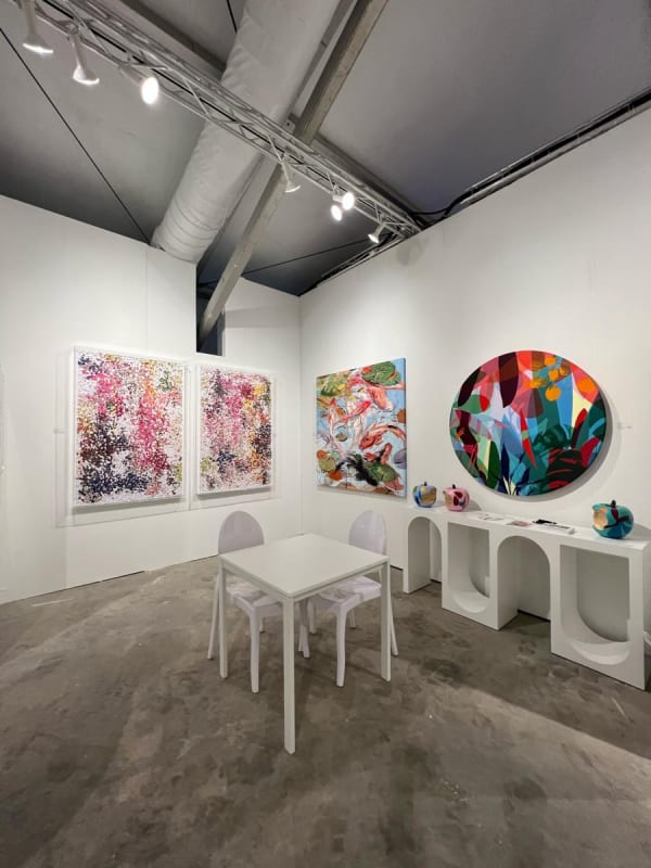 Carousel Fine Art's booth at the art fair, Context Art Miami 2022