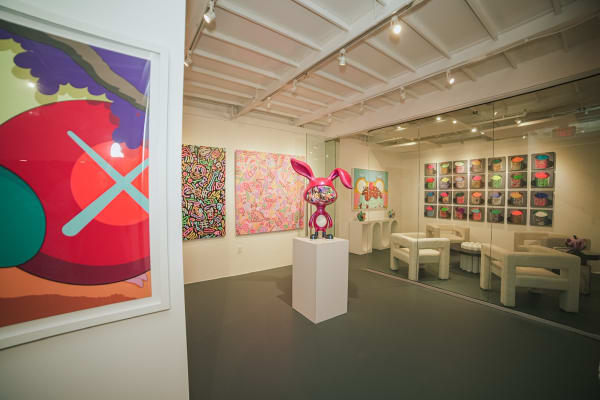 Carousel Fine Art's Miami gallery space during the Grand Opening.