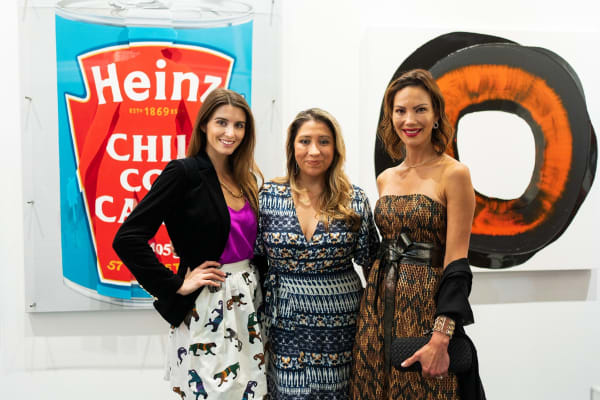 People in Carousel Fine Art's Miami gallery space during the Grand Opening.