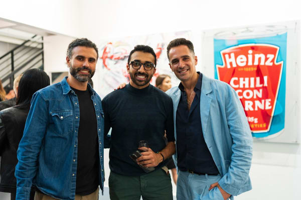 People in Carousel Fine Art's Miami gallery space during the Grand Opening.