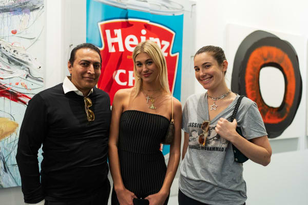 People in Carousel Fine Art's Miami gallery space during the Grand Opening.