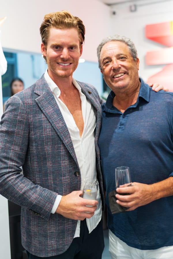 People in Carousel Fine Art's Miami gallery space during the Grand Opening.