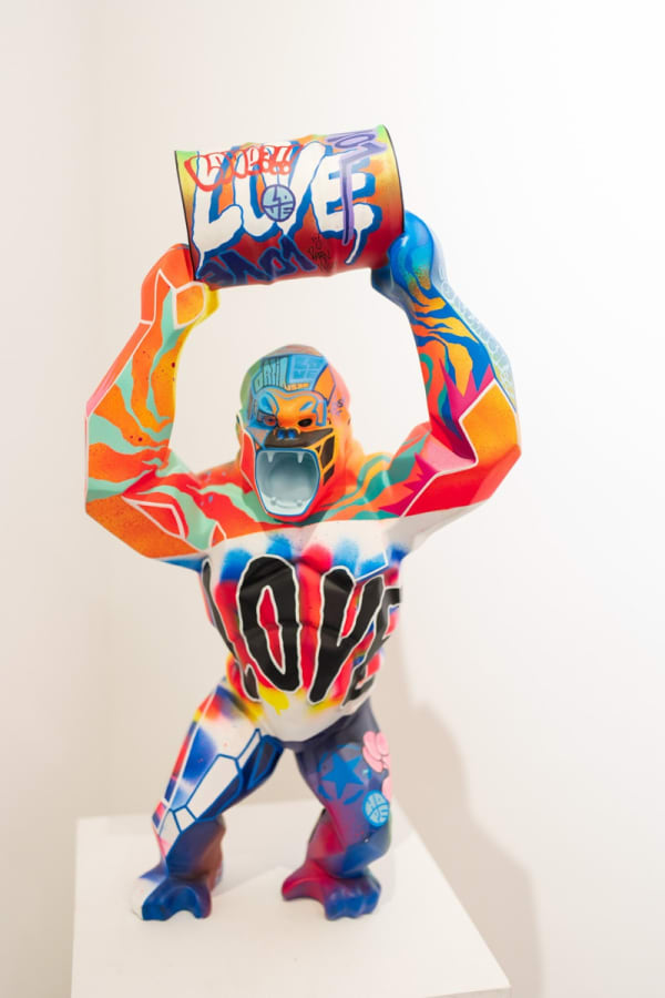 Sculpture displayed in Carousel Fine Art's Miami gallery space during the Grand Opening.