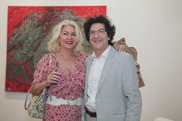People in Carousel Fine Art's Miami gallery space during the Grand Opening.