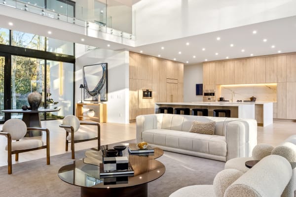 Interior of a luxury modern home in Atlanta, GA.
