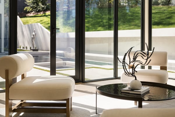 Interior of a luxury modern home in Atlanta, GA.