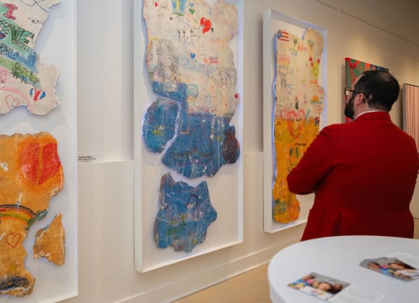 Art Exhibition, "If These Walls Could Talk," hosted by Carousel Fine Art, Atlanta art gallery in collaboration with Orphaned Starfish Foundation and artist Justin Garcia.