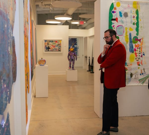 Art Exhibition, "If These Walls Could Talk," hosted by Carousel Fine Art, Atlanta art gallery in collaboration with Orphaned Starfish Foundation and artist Justin Garcia.