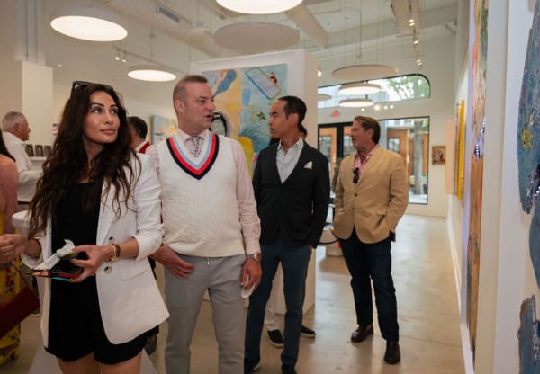 Art Exhibition, "If These Walls Could Talk," hosted by Carousel Fine Art, Atlanta art gallery in collaboration with Orphaned Starfish Foundation and artist Justin Garcia.