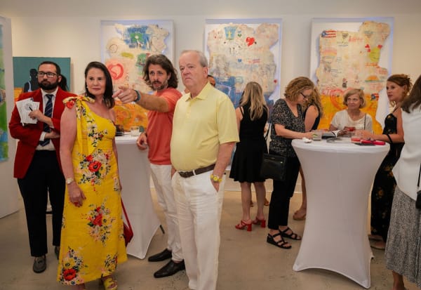 Art Exhibition, "If These Walls Could Talk," hosted by Carousel Fine Art, Atlanta art gallery in collaboration with Orphaned Starfish Foundation and artist Justin Garcia.