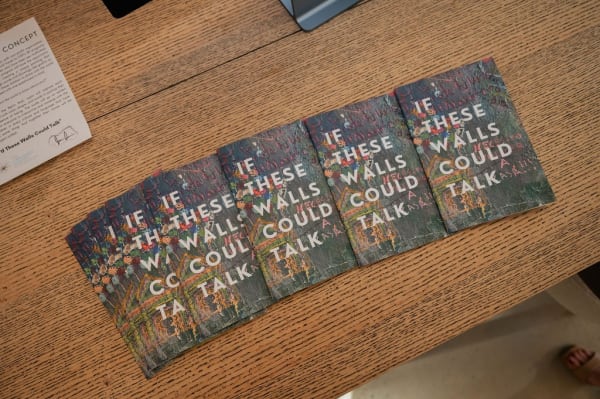 If These Walls Could Talk exhibition books for artist Justin Garcia in Atlanta art gallery, Carousel Fine Art.