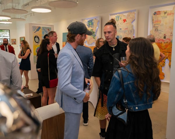 Art Exhibition, "If These Walls Could Talk," hosted by Carousel Fine Art, Atlanta art gallery in collaboration with Orphaned Starfish Foundation and artist Justin Garcia.