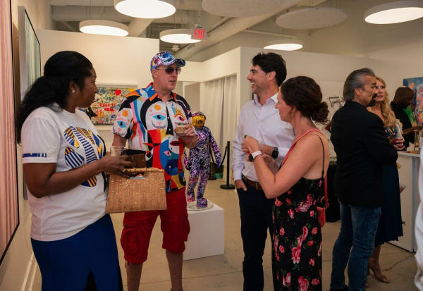 Art Exhibition, "If These Walls Could Talk," hosted by Carousel Fine Art, Atlanta art gallery in collaboration with Orphaned Starfish Foundation and artist Justin Garcia.