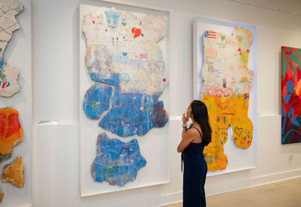 Art Exhibition, "If These Walls Could Talk," hosted by Carousel Fine Art, art gallery in Atlanta in collaboration with Orphaned Starfish Foundation and artist Justin Garcia.