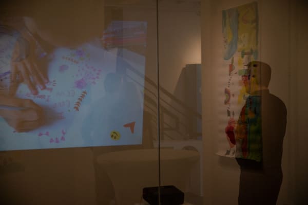 Carousel Fine Art's Miami gallery space during the exhibition, "If These Walls Could Talk."