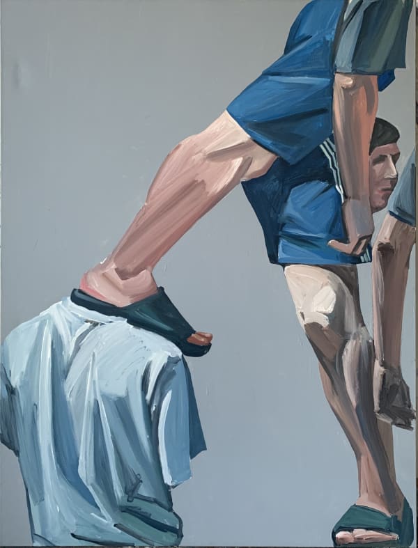 Mixed feelings 2013 Lesia Khomenko Acrylic on canvas 160x120 cm