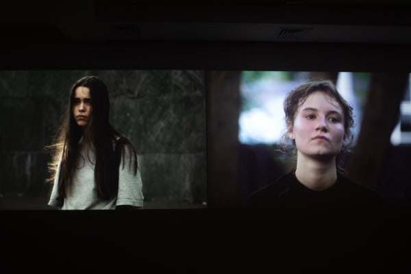 Photos from the exhibition of Yarema Malashchuk and Roman Khimei "It already happened", 2023. Courtesy of Voloshyn Gallery.