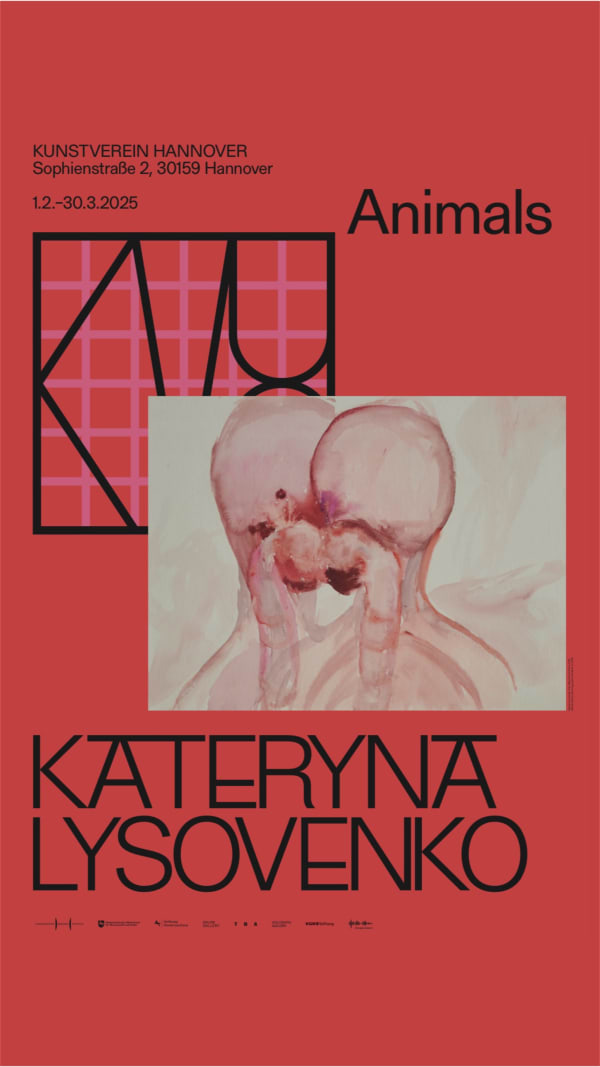 Kateryna Lysovenko's exhibition Animals at Kunstverein Hannover