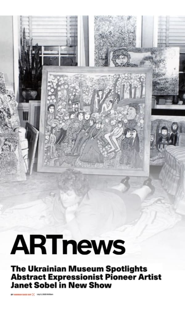 The Ukrainian Museum Spotlights Abstract Expressionist Pioneer Artist Janet Sobel in New Show