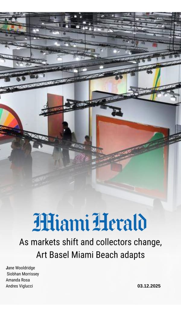 As markets shift and collectors change, Art Basel Miami Beach adapts