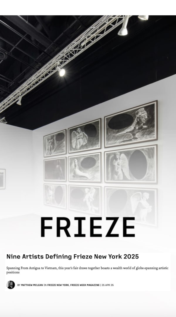 Featured in Frieze Week New York 2025 Nine Artists Defining Frieze New York 2025, Spanning From Antigua to Vietnam, this...