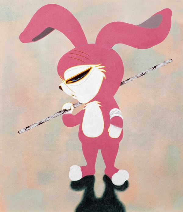 Han Choong-seok, The pink Rabbit_i am strong, 2025