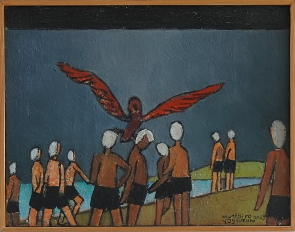 Yoshimura Munehiro, Red bird, 2023