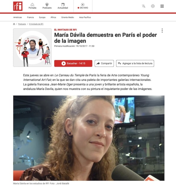 María Dávila, RFI, 2017