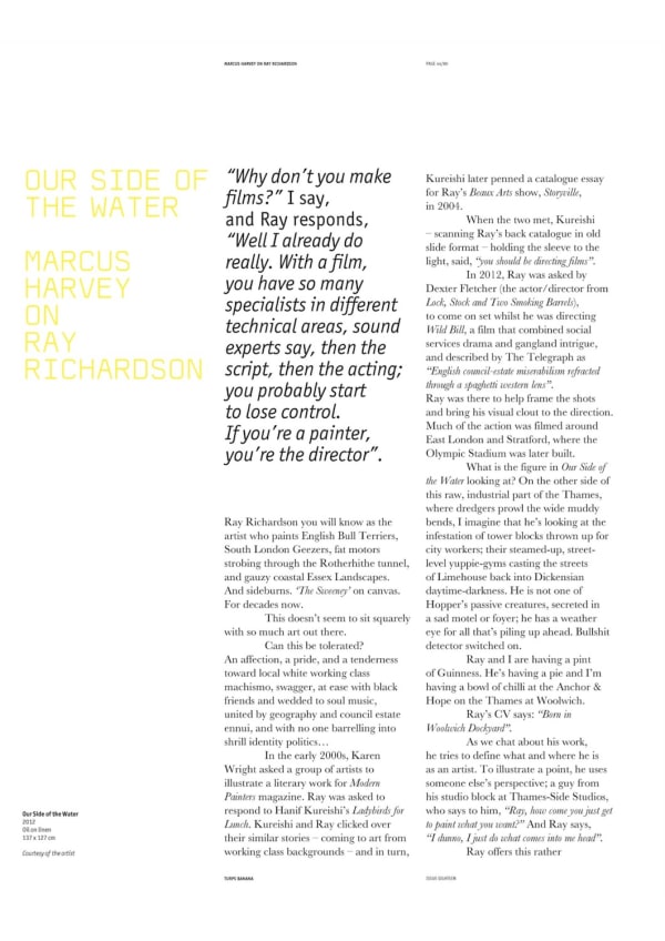 Ray Richardson, Turps Banana, 2017