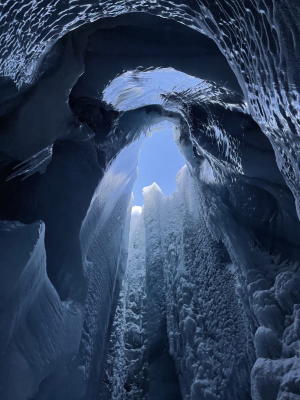 Bernard GARO From the bottom of the glacier I see the sky Depth & Surface Series Digital Photography on Fine Art Hahnemühle Museum Etching paper, unframed. 42 x 29.7 cm (A3) Edition of 25